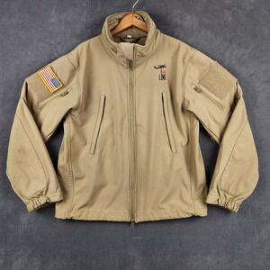 Nine Line Rothco Concealed Carry Tactical Soft Shell Jacket Mens Small Khaki